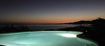 SoleVilla Sole Rossu furnished 5 * - Panoramic sea view ☀️ Heated pool