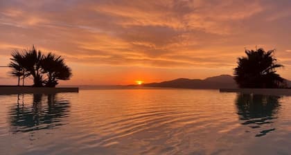 SoleVilla Sole Rossu furnished 5 * - Panoramic sea view ☀️ Heated pool