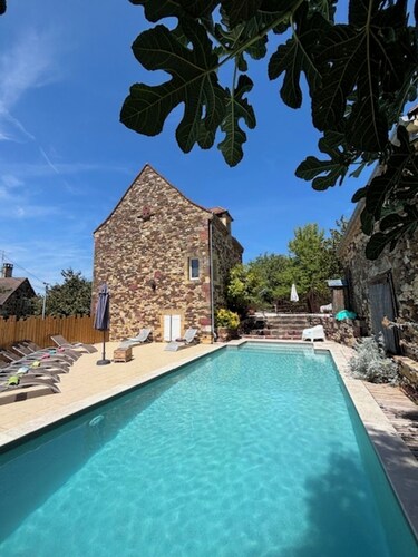  Authentic Périgourdine stone house (comfort and pool) 