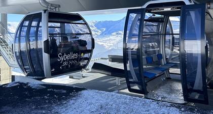 Uusi 100% hiihto jalkojen (Les sybelles) suorilla raiteilla, >> studio 4 henkeä