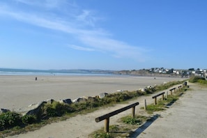 Vlak bij het strand