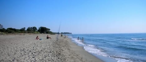 Una spiaggia nelle vicinanze