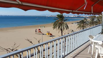 Accommodatie ligt op het strand