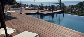 Villa Dido contemporaine pleine vue mer