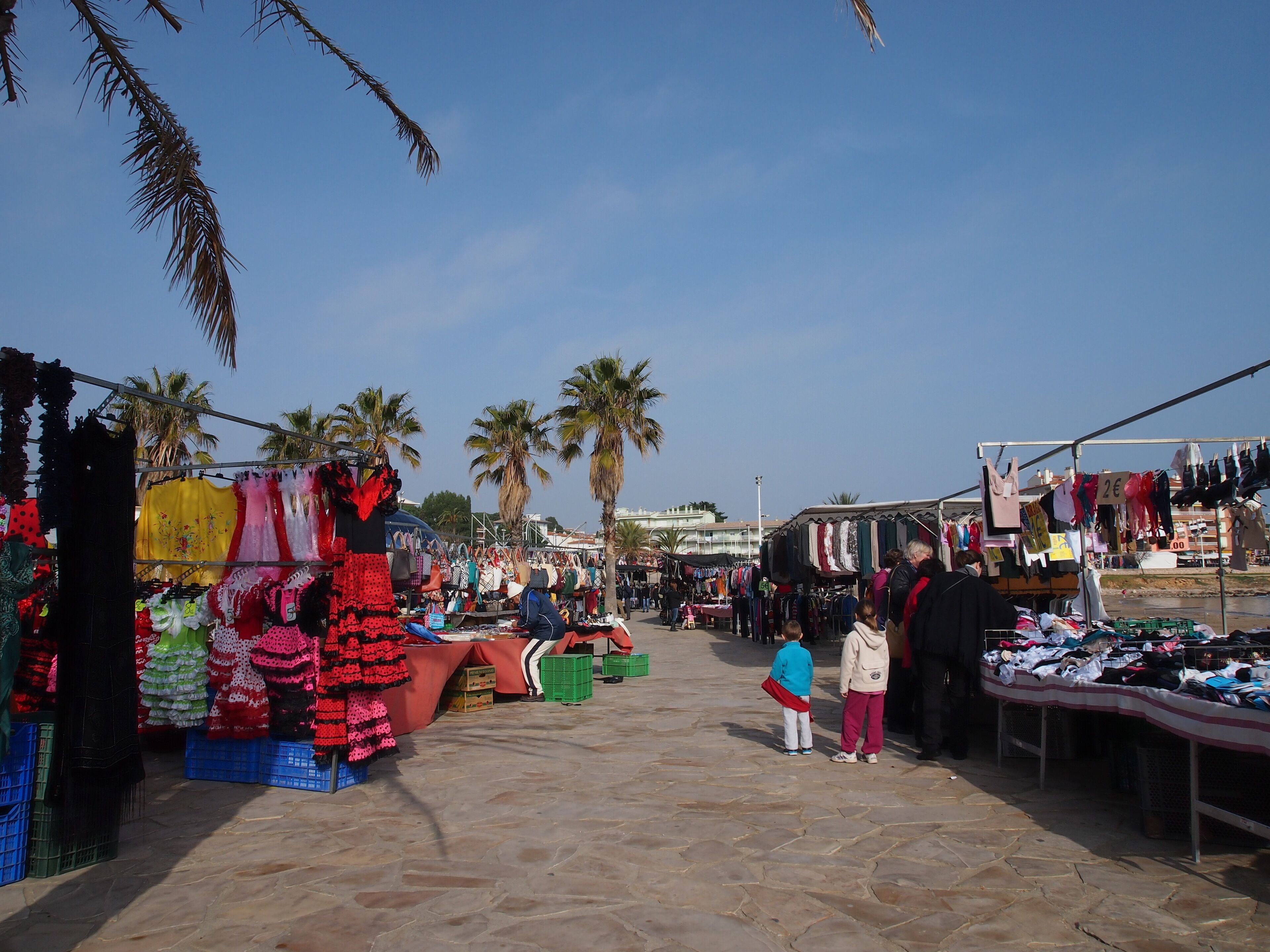 Marché à l'Escala tous les dimanches matin