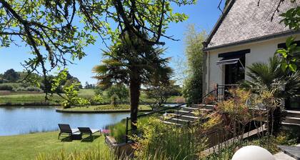 Beautiful outbuilding on property, seafront and golf course