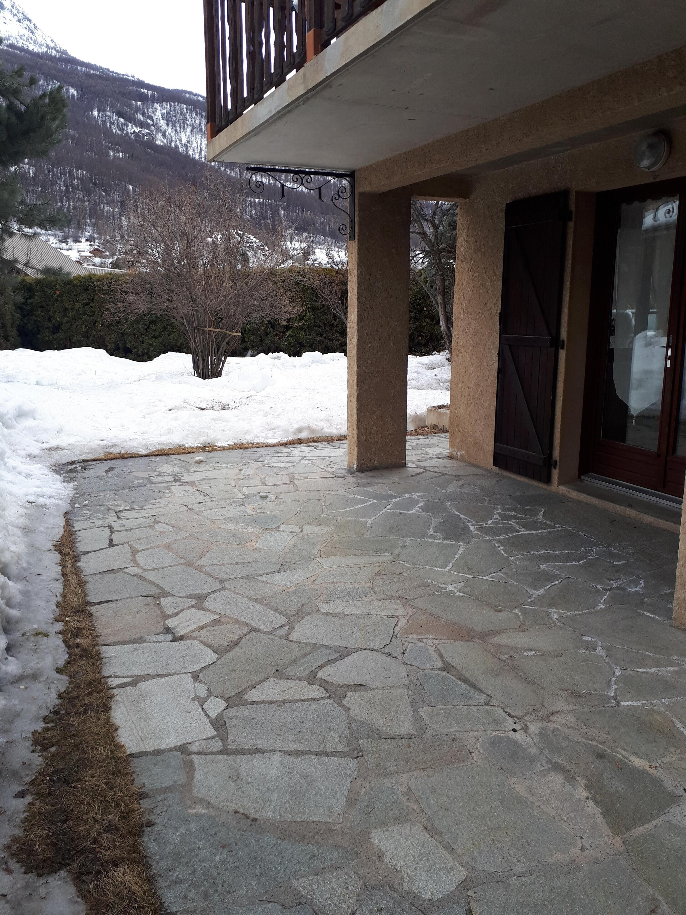 Terrasse + jardin hiver