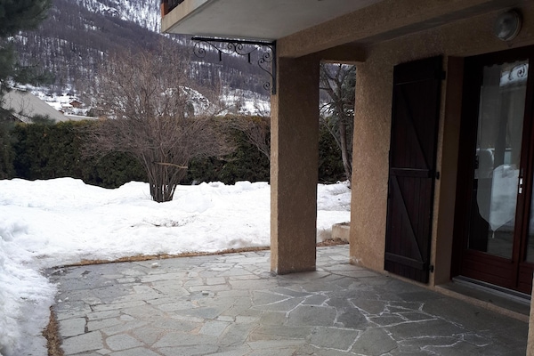 Terrasse + jardin hiver