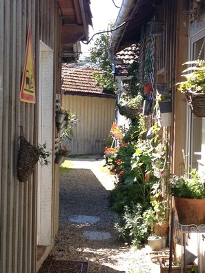 Property grounds - Shed with covered terrace and private garden (Lège-Cap-Ferret)