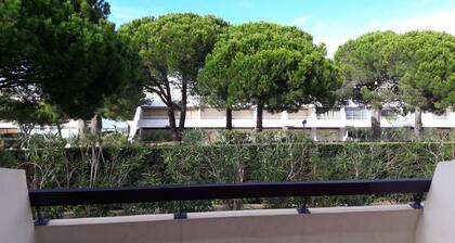 Appartement 4-6 personnes, terrasse 17m2, 2min plage et port de plaisance