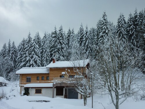 Chalet Les Ruisseaux mit 3 Sternen, Gérardmer, in der Nähe vom See & den Bergen.