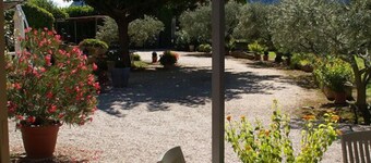 Apartment in a quiet part of a farmhouse, with enclosed garden