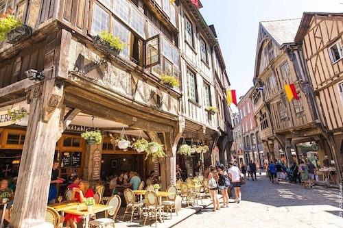 Maison d'architecte au coeur de la Côte d'Emeraude - Tout à pied ou en vélo !