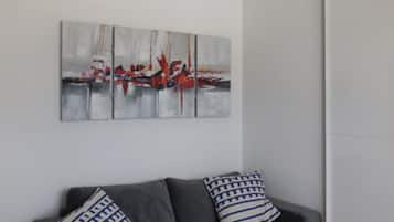 TV, DVD player, stereo