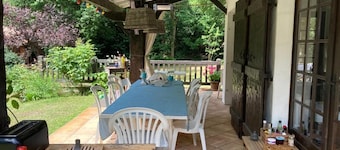Villa plein pied avec piscine Ă Arcachon Gironde pour 12 personnes