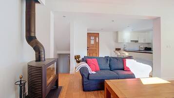 Télévision, cheminée