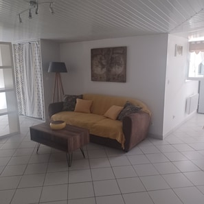 Télévision, lecteur de DVD, table de tennis de table