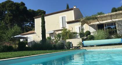 Mas avec piscine dans les Alpilles / Projetez vous : Vidéo par Drone