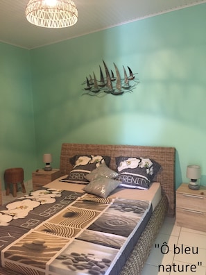 2 bedrooms, in-room safe, iron/ironing board, travel cot