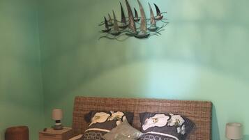 2 bedrooms, in-room safe, iron/ironing board, travel crib