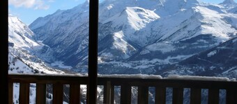 Estudio 4 personas en Auris-en-Oisans, Coquet, bien equipada, Splendid View