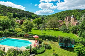 Piscine extérieure, piscine chauffée