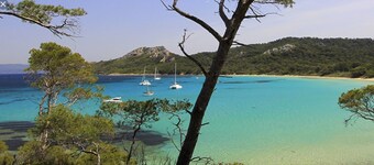 Hyères (83400) - Presqu'ile de Giens - Spiaggia La Badine - Monolocale climatizzato.-Wifi