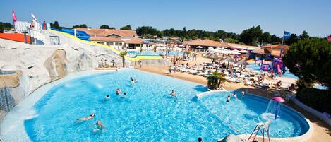 Innendørsbasseng og utendørsbasseng