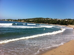 On the beach - Corsican holiday rental, Gulf of Ajaccio, house Isolella Porticcio 100 m beach (Pietrosella)