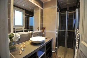 Shower, hair dryer
