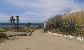 On the beach