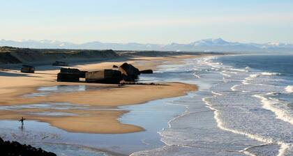 BEL APPT ruhig, zentral gelegen, 200m Strand, Surfspot Die Cers - WIFI -