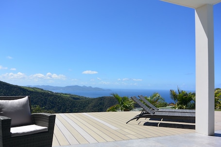 Terrace/patio. Villa Moïna Exceptional sea and mountain view