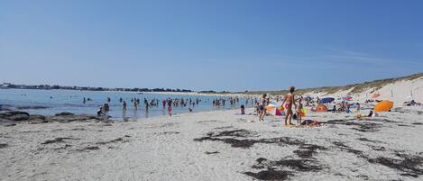Tæt på stranden