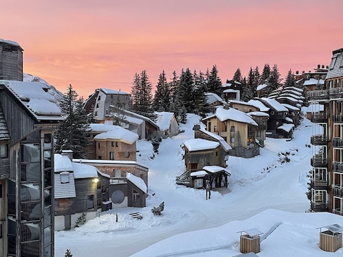 Studio de Charme 4 pers avec balcon sud et vue montagnes