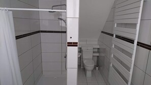 Shower, hair dryer, toilet paper - Caroline's chalet "the White House" (Xonrupt-Longemer)