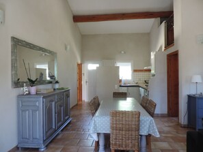 Dining - 2 DUPLEX 1 STUDIO IN A WONDERFUL AND PEACEFUL PLACE (Bédoin)
