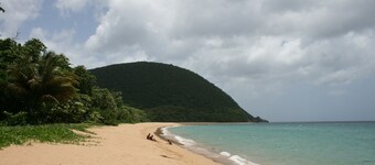 Family villa with Creole garden, river and tropical forest in Pointe Noire