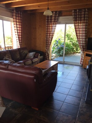 TV, fireplace, DVD player