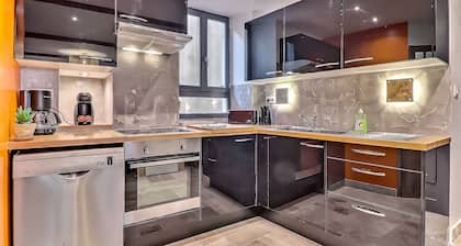 Apartamento de carácter, ubicación ideal, centro de la ciudad (6 personas, 80 m²)