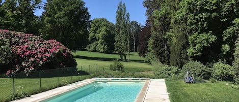 AuĂenpool, beheizter Pool