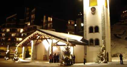 Charmante Ferienwohnung in Valthorens für 4 Personen, herrlicher Blick auf den Südbalkon