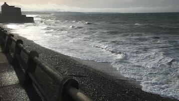 Vlak bij het strand