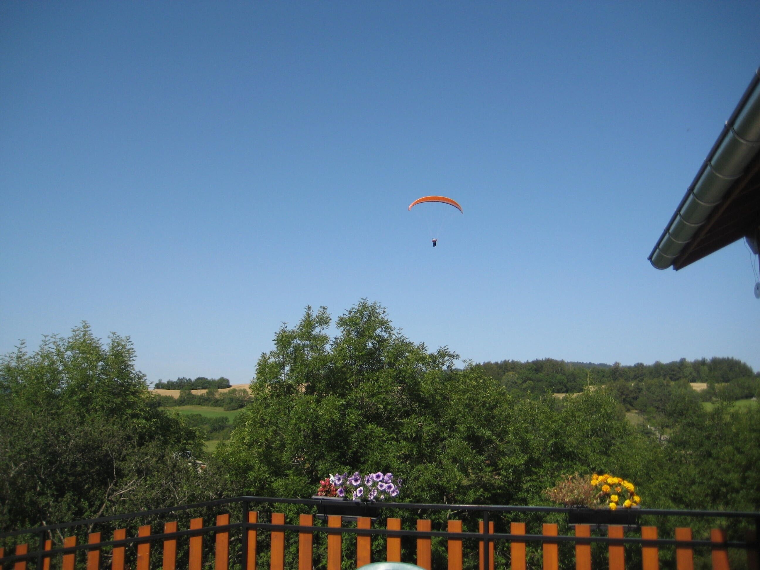 Blick von der Unterkunft