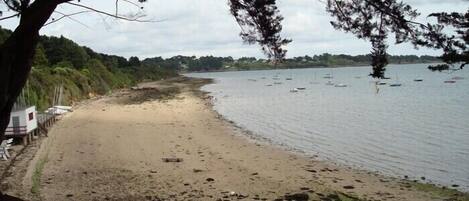Una spiaggia nelle vicinanze