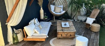 Villa climatisée avec Piscine et Jacuzzi privé, en CAMARGUE 