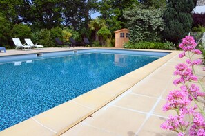 Piscina a l'aire lliure i piscina climatitzada 