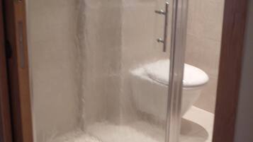 Shower, hair dryer