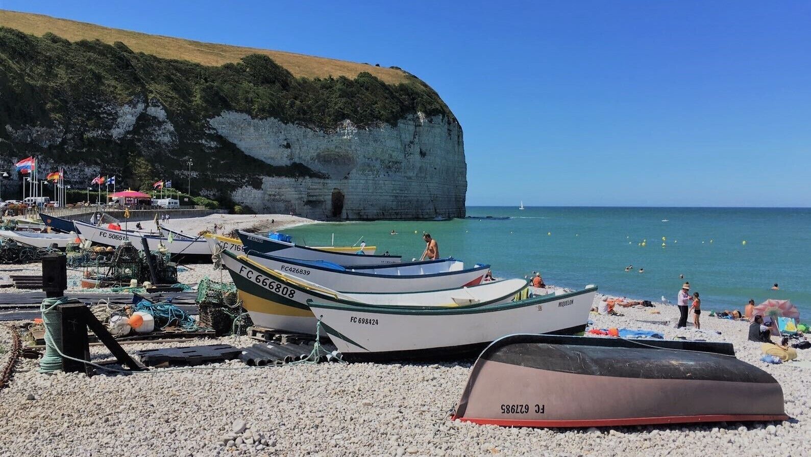 La plage d'Yport