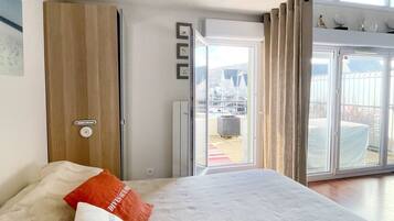 3 chambres, fer et planche Ă repasser, Wi-Fi gratuit, draps fournis